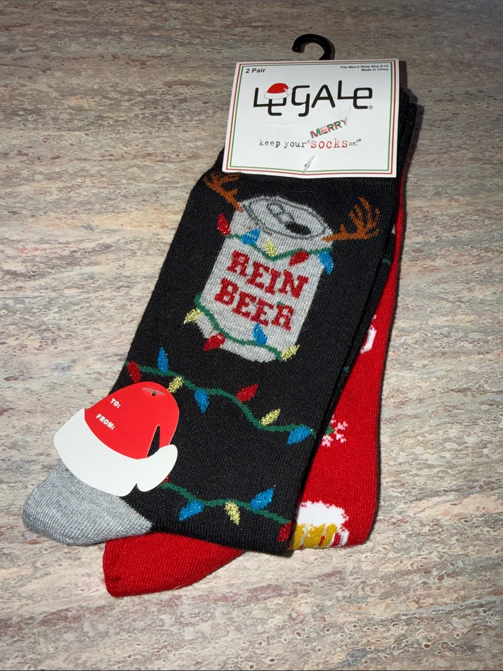NEW Holiday Beer Crew Socks